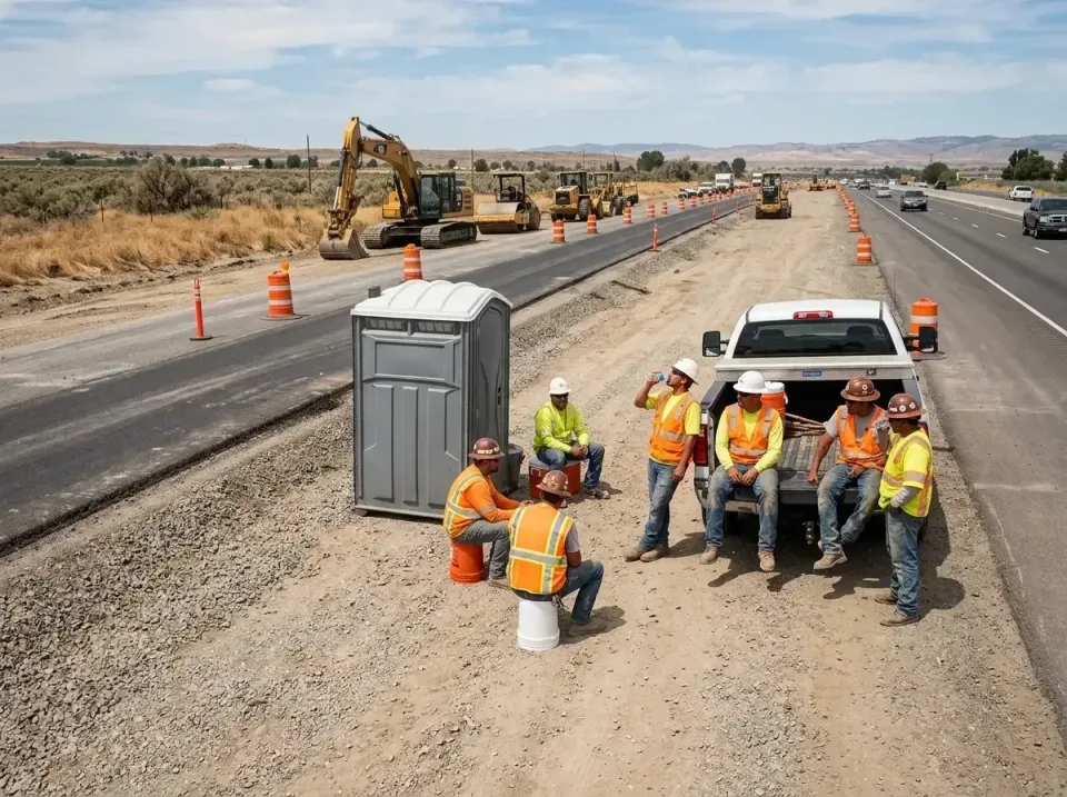 highway-road-construction-crew-007 — frequently asked questions, Porta Potty and Restroom Rentals in New London, IA